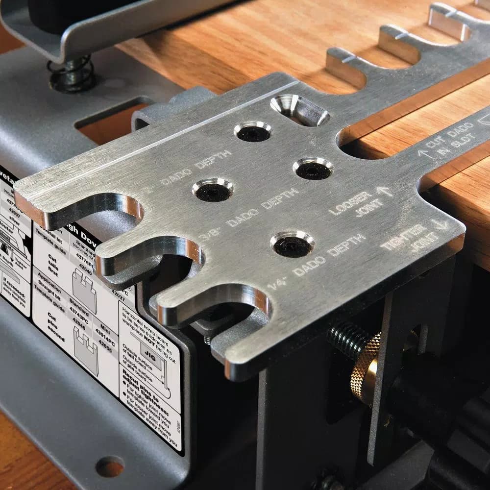 PORTER-CABLE 12 in. Dovetail Jig Set with Templates and Router Bits