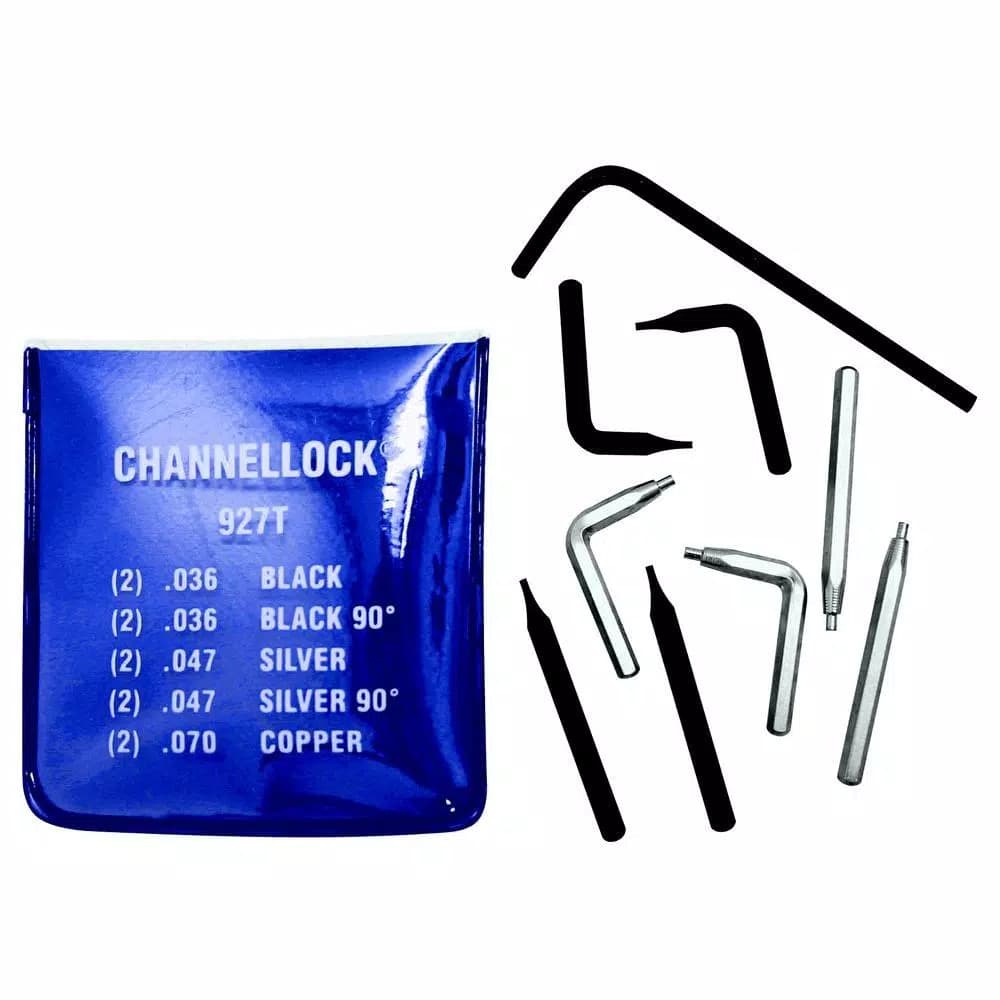 Channellock Replacement Tip Kit for 927 Retaining Ring Pliers, 5-Piece Set