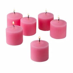 Light In The Dark Pink Rose Garden Scented Votive Candles, 10 Hour Burn Time (Set of 36) thumbnail 1