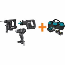 Makita 18V LXT Sub-Compact Brushless 3-Tool Combo Kit with 5.0 Ah Battery & Rapid Optimum Charger thumbnail 1