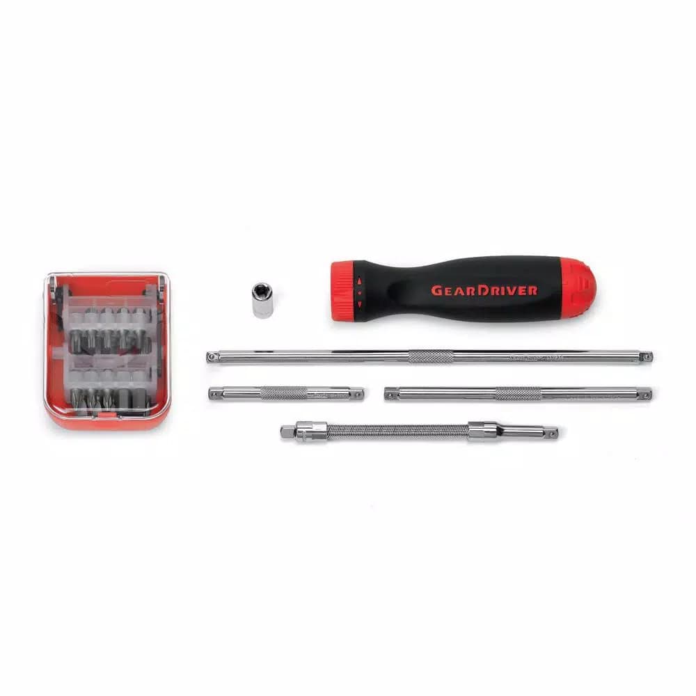 GearWrench 26-Piece Ratcheting Screwdriver Set with Interchangeable Shafts