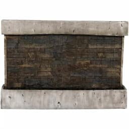 Sunnydaze Decor 24 in. Ancient Style Outdoor Wall Water Fountain, Gray Polyresin thumbnail 3