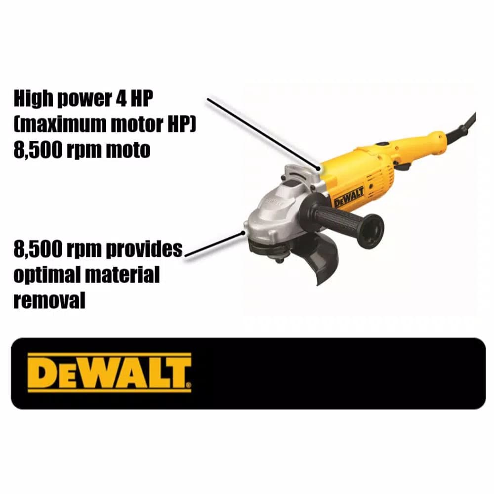 DEWALT DWE4517 7 in. Angle Grinder, 15 Amp, 8500 rpm