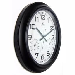 Infinity Instruments 18 in. Round Outdoor Wall Clock with Thermometer and Hygrometer thumbnail 3