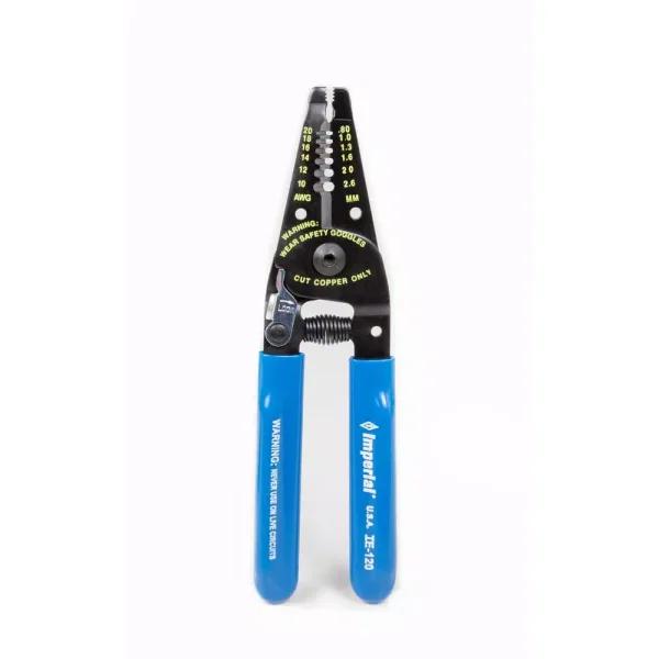 Imperial 10 in. Heavy-Duty 5-in-1 Wire Stripper, Cutter and Crimper