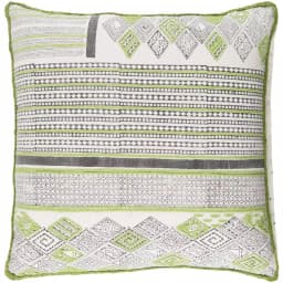 Artistic Weavers Poynter Green Graphic 100% Cotton 20 in. x 20 in. Square Throw Pillow thumbnail 1