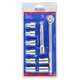 Best Value 1/2 in. Drive Metric Ratchet and Socket Set, 10-Piece thumbnail 7