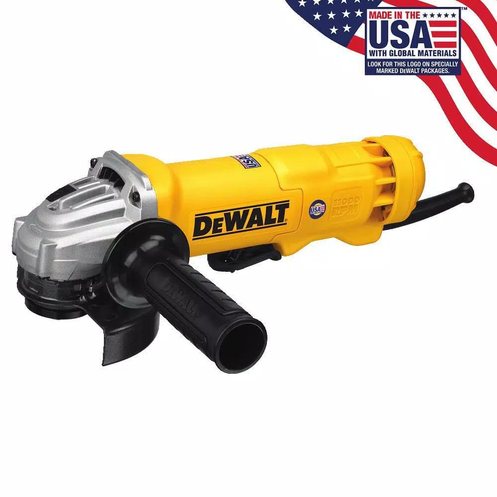 DEWALT DWE402N 4-1/2 in. Corded Small Angle Grinder, 11 Amp, 11,000 rpm