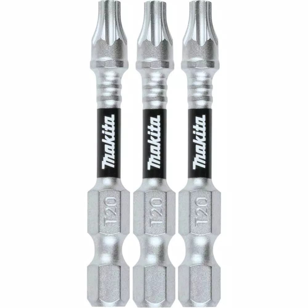 Makita Impact XPS T20 Torx 2 in. Power Bits, 3-Pack