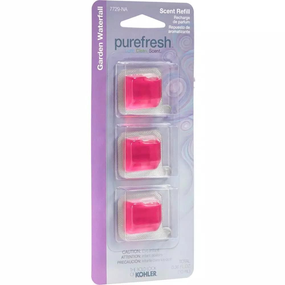 KOHLER Garden Waterfall Scent Refill Pack for Purefresh Toilet Seat (3 Pack)