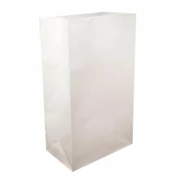 LUMABASE White Flame Resistant Luminaria Bags, 100-Count thumbnail 1