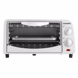 Courant 4-Slice White Countertop Toaster Oven with Bake and Broil Functions thumbnail 1