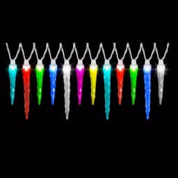 LightShow 12-Light LED Multi-Color Color-Changing Icicle Light Set thumbnail 1