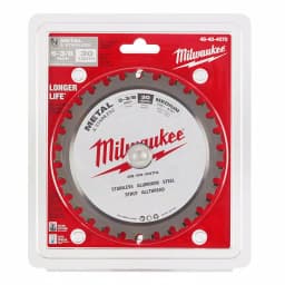 Milwaukee 5-3/8 in. 30T Metal & Stainless Steel Carbide Circular Saw Blade thumbnail 5
