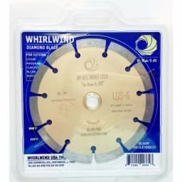 Whirlwind USA 6 in. Segmented Diamond Blade for Concrete, Stone, Brick, and Masonry thumbnail 4