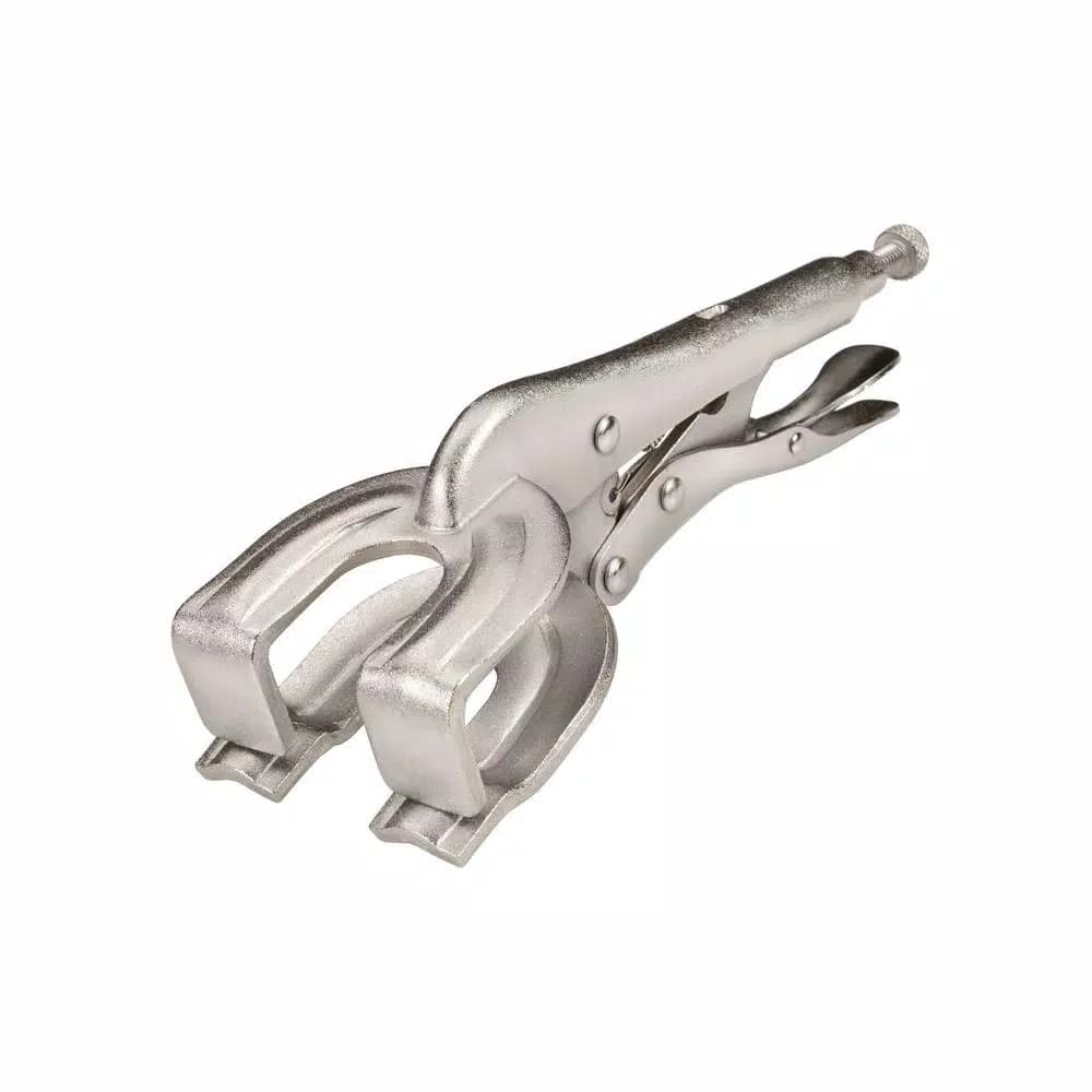 TEKTON 9 in. Welding Clamp Locking Pliers with Chrome Plated Finish