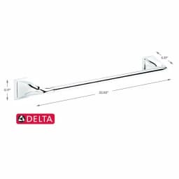 Delta Everly 18 in. Towel Bar, Polished Chrome thumbnail 5