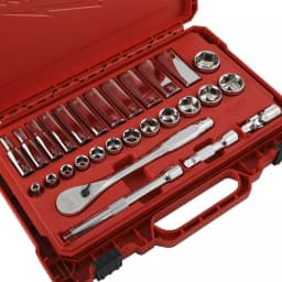 Milwaukee 3/8 in. Drive SAE Ratchet and Socket Set, 28-Piece thumbnail 7