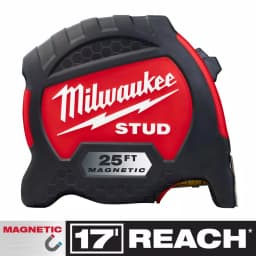 Milwaukee STUD Gen II 25 ft. Magnetic Tape Measure with 17 ft. Reach thumbnail 1