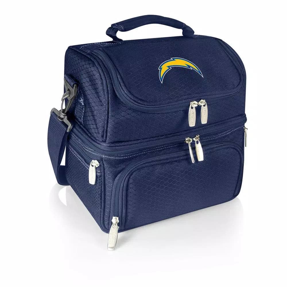 ONIVA Pranzo Los Angeles Chargers Navy Insulated Lunch Bag with Cutlery Set