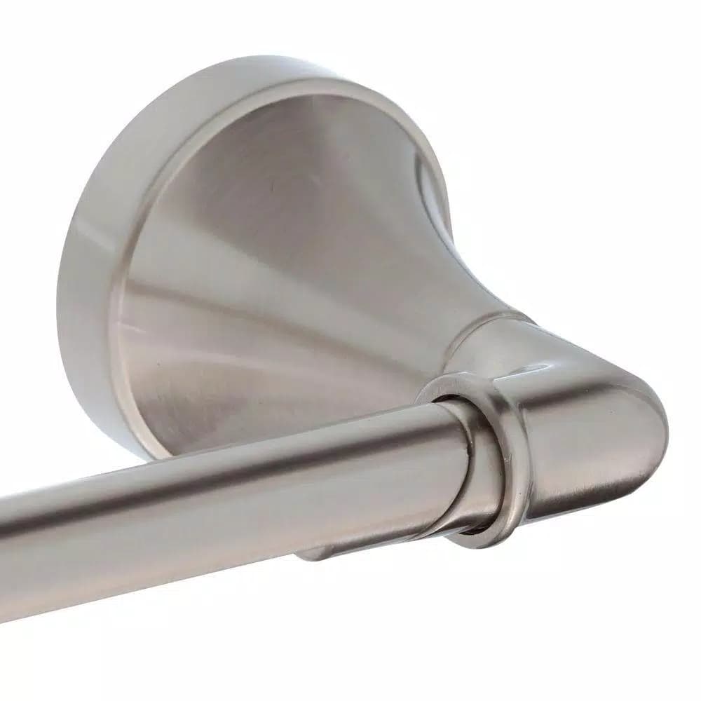 Delta Phoebe Pivoting Double Post Toilet Paper Holder in Brushed Nickel