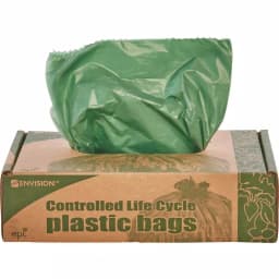 Stout 33 Gallon Totally Degradable Trash Bags, 40 Count Box, Green thumbnail 8