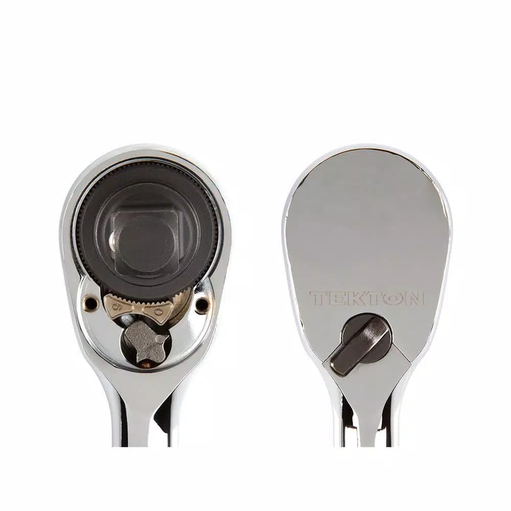Tekton 3/8 in. Drive x 4-1/2 in. Stubby Ratchet with 90-Tooth Gear