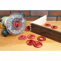 Milescraft TurnLock Router Base Plate and Guide Bushing Set thumbnail 6