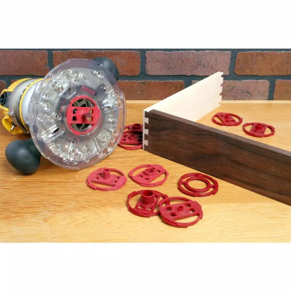 Milescraft TurnLock Router Base Plate and Guide Bushing Set