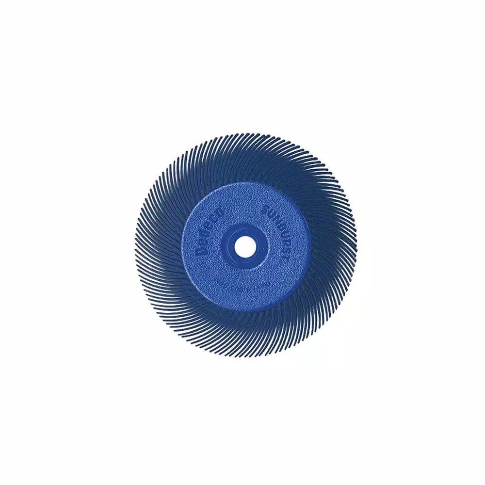Dedeco Sunburst 6 in. TC Radial Discs, 400-Grit Fine Polishing Tool, 1/2 in. Arbor
