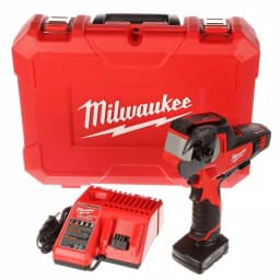 Milwaukee M12 12V Lithium-Ion Cordless 600 MCM Cable Cutter Kit with 3.0Ah Battery, Charger & Case thumbnail 1
