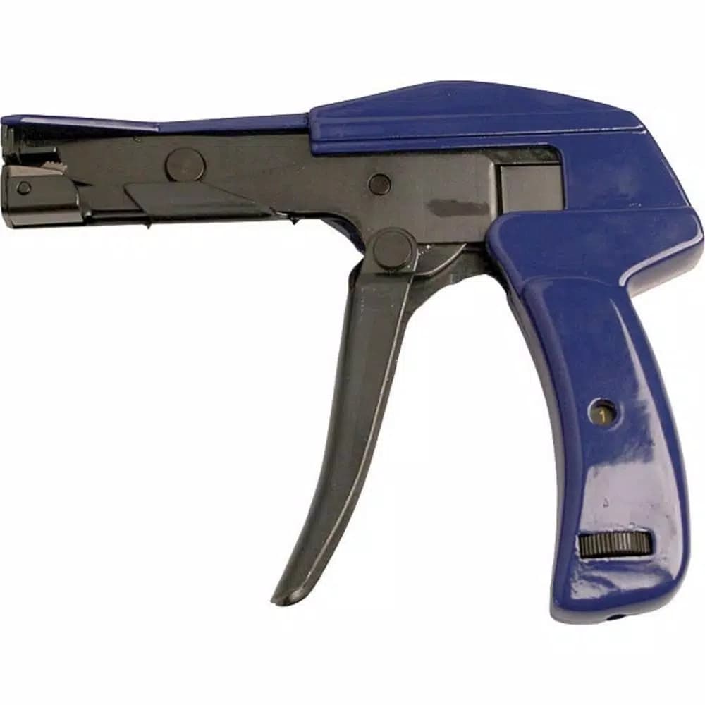 Platinum Tools Heavy-Duty Cable Tie Gun with Adjustable Tension and Automatic Flush Cut-Off
