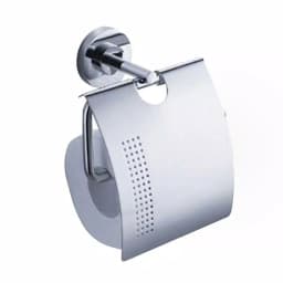 Fresca Alzato Single Post Toilet Paper Holder in Chrome - Heavy Duty Brass thumbnail 1