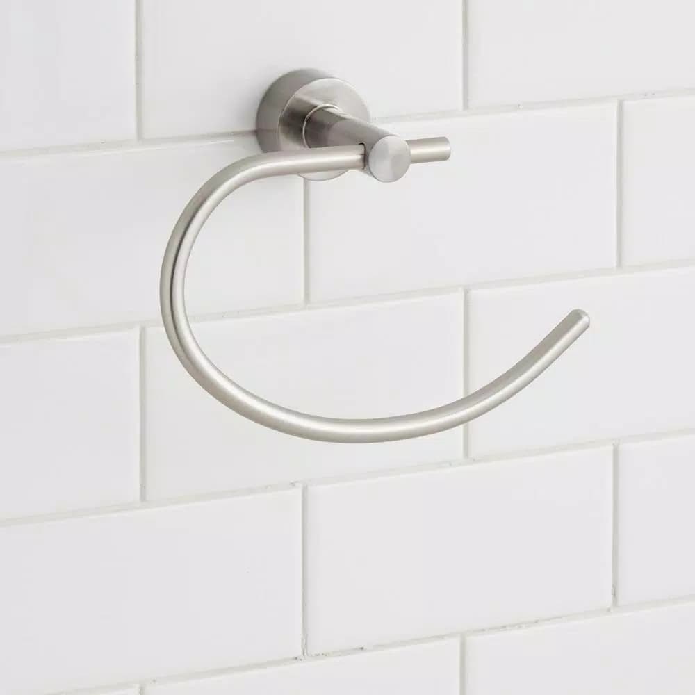 Glacier Bay Innburg Brushed Nickel Towel Ring