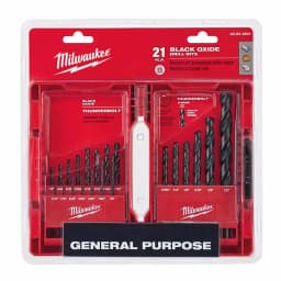 Milwaukee Thunderbolt 21-Piece Black Oxide Twist Drill Bit Set thumbnail 4