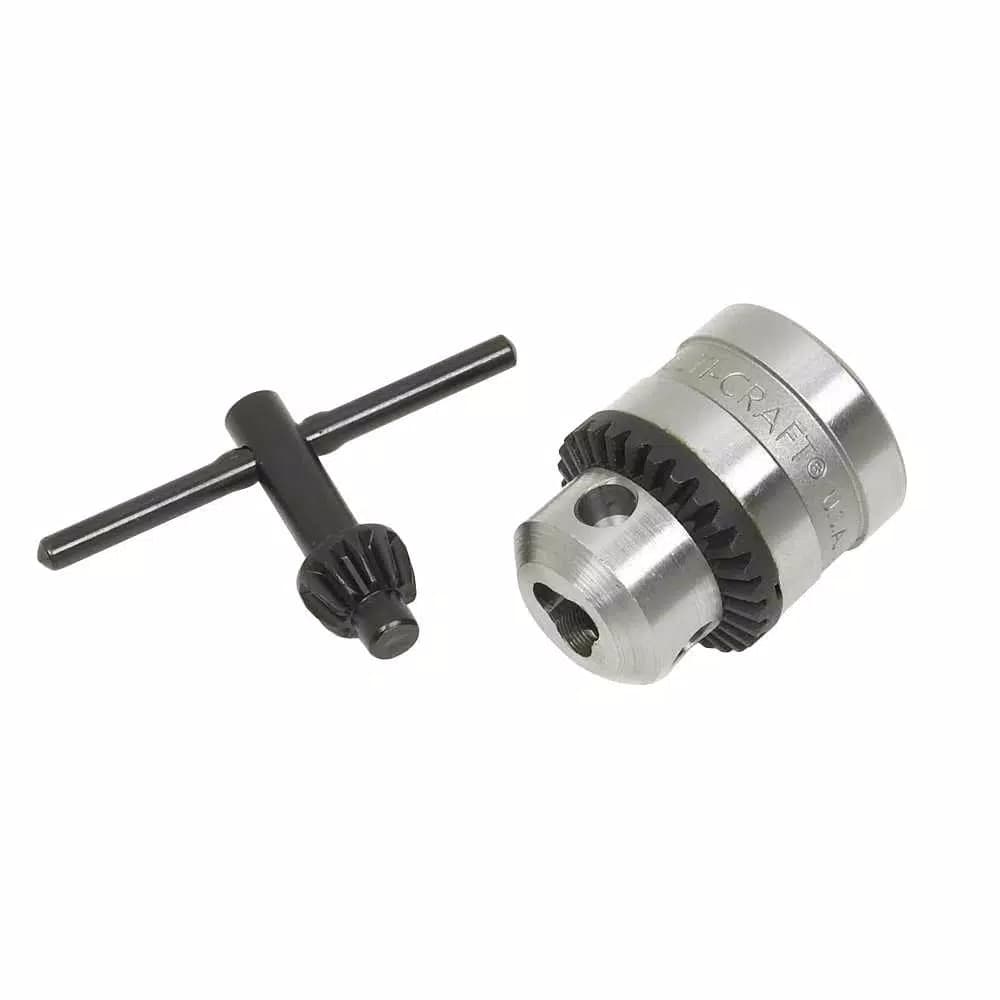 Jacobs Jacob's Multi-Craft 6 mm (1/4 in.) Keyed Drill Chuck, 3/8 in. - 24 Threaded Mount