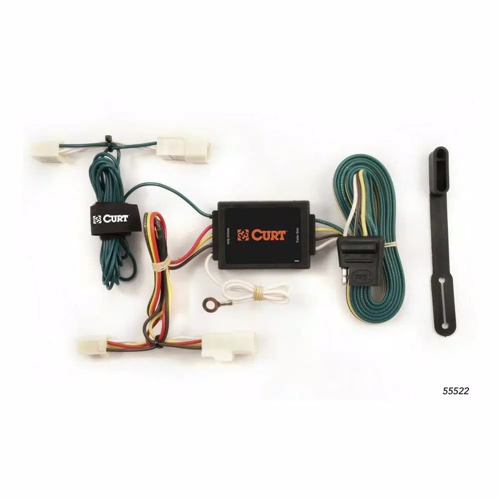 CURT Custom Vehicle-Trailer Wiring Harness, 4-Way Flat Output for Toyota Matrix & Echo