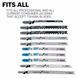 Bosch 4 in. High Carbon Steel T-Shank Jigsaw Blades for Wood, 5-Pack thumbnail 4