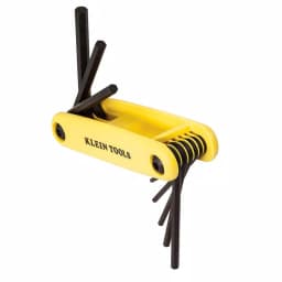 Klein Tools 4-1/4 in. Alloy Steel Industrial Strength Hex Key Set, 9-Piece thumbnail 2