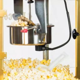 Nostalgia CCP610 8 oz. Commercial Popcorn Machine with Concession Cart, Red thumbnail 2