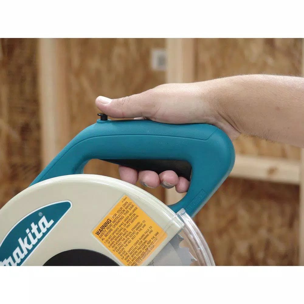Makita 10 in. 15 Amp Corded Single Bevel Compound Miter Saw with 40T Carbide Blade