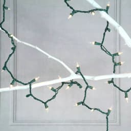 LUMABASE 200-Light Clear Mini String Lights, Warm White Incandescent, Green Wire, Indoor/Outdoor thumbnail 2
