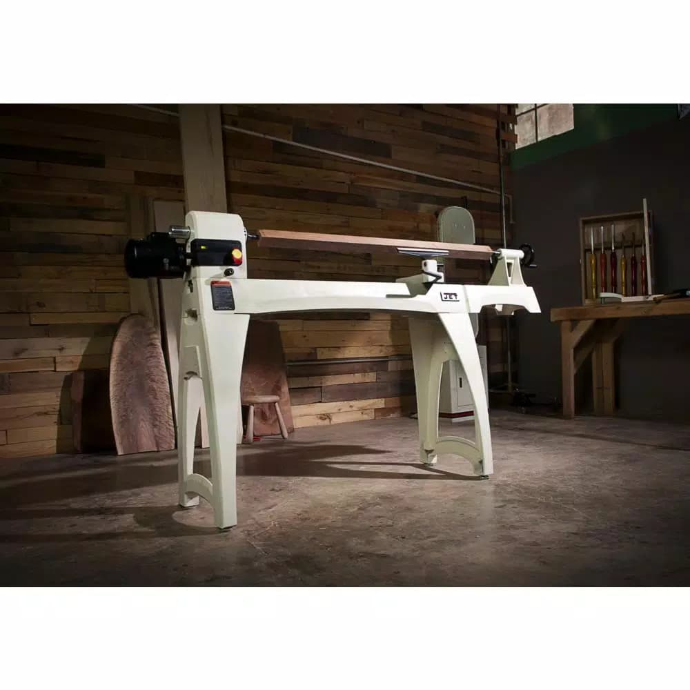 JET JWL-1440VSK 14 in. x 40 in. Variable Speed Wood Lathe with Legs