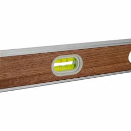 Bon Tool 48 in. Aluminum I-Beam Level with Mahogany Inlay and Hand Holes thumbnail 3