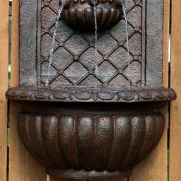 Sunnydaze Decor Venetian Iron Outdoor Wall Water Fountain, Colonial Style thumbnail 4