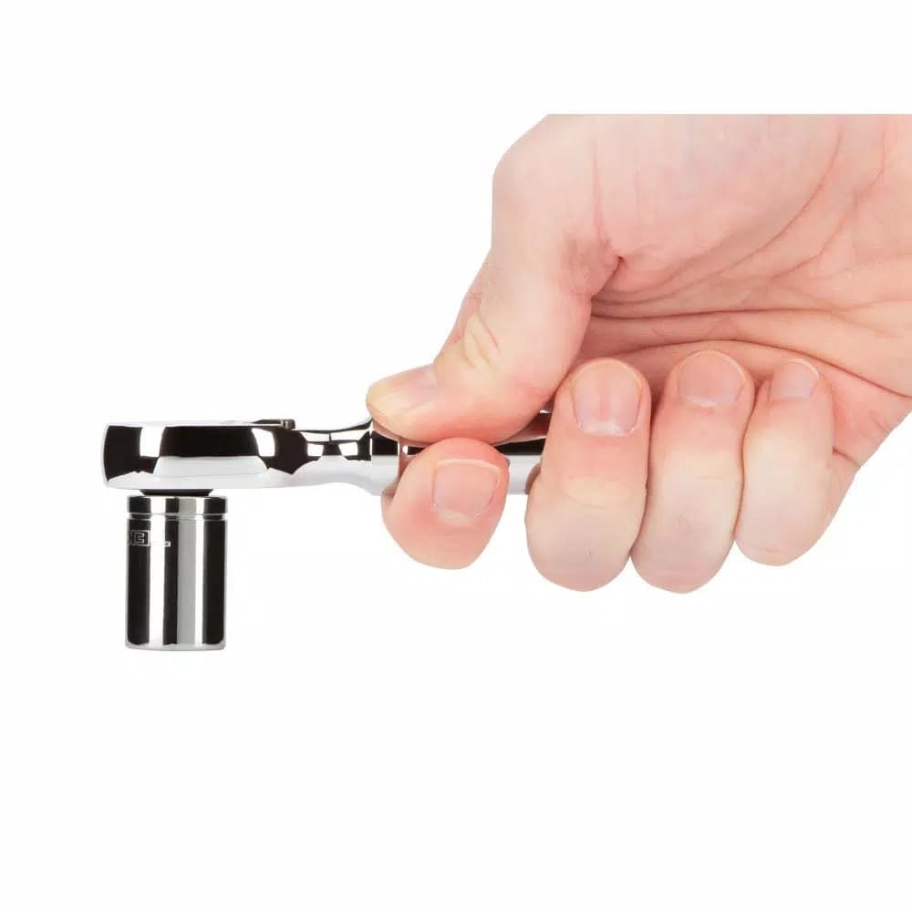 Tekton 3/8 in. Drive x 4-1/2 in. Stubby Ratchet with 90-Tooth Gear