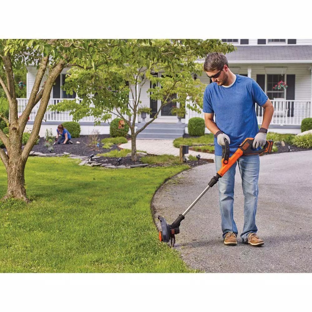 BLACK+DECKER 20V MAX 12 in. Cordless 2-in-1 String Trimmer and Edger with 2.5 Ah Battery and Charger