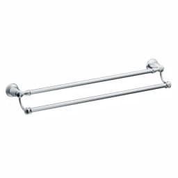 MOEN Banbury 24 in. Double Towel Bar, Chrome Finish thumbnail 1