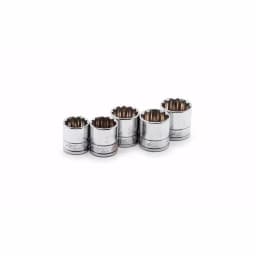 Husky 1/2 in. Drive X-Large 12-Point Socket Set, SAE and Metric, 10-Piece thumbnail 2