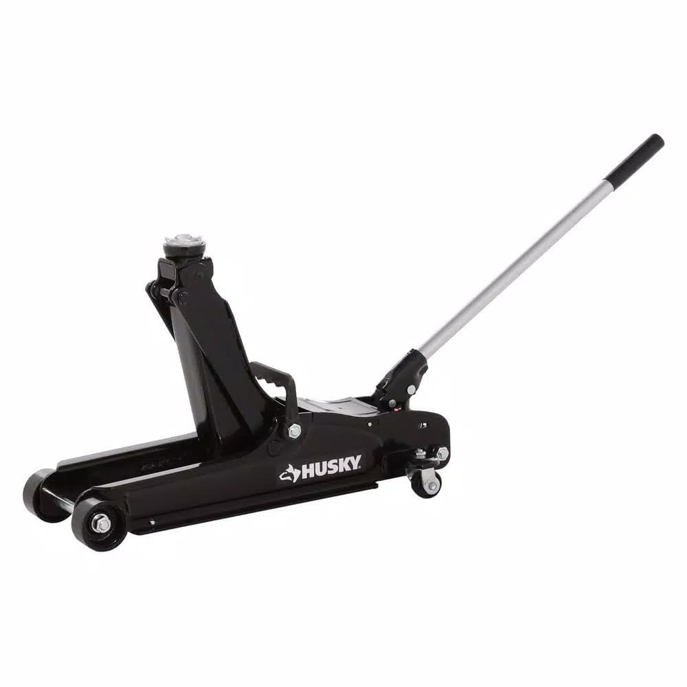 Husky 2-1/2 Ton Low Profile Floor Jack with Quick Lift, 5,000 lb. Capacity